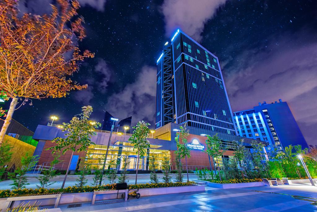 Downtown Ankara Hotel Екстер'єр фото The hotel at night